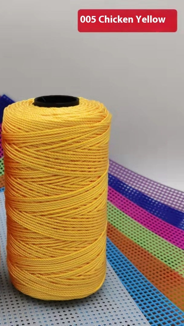 Ice Silk Yarn 1.5mm Polypropylene Crochet Thread DIY Knitting Yarn