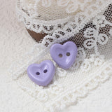 Cute Heart Eye Buttons Plastic Sewing Buttons for Clothes 20pcs Set