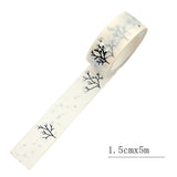Japanese Washi Tape Gold Foil Christmas New Year Decorative Masking Tape