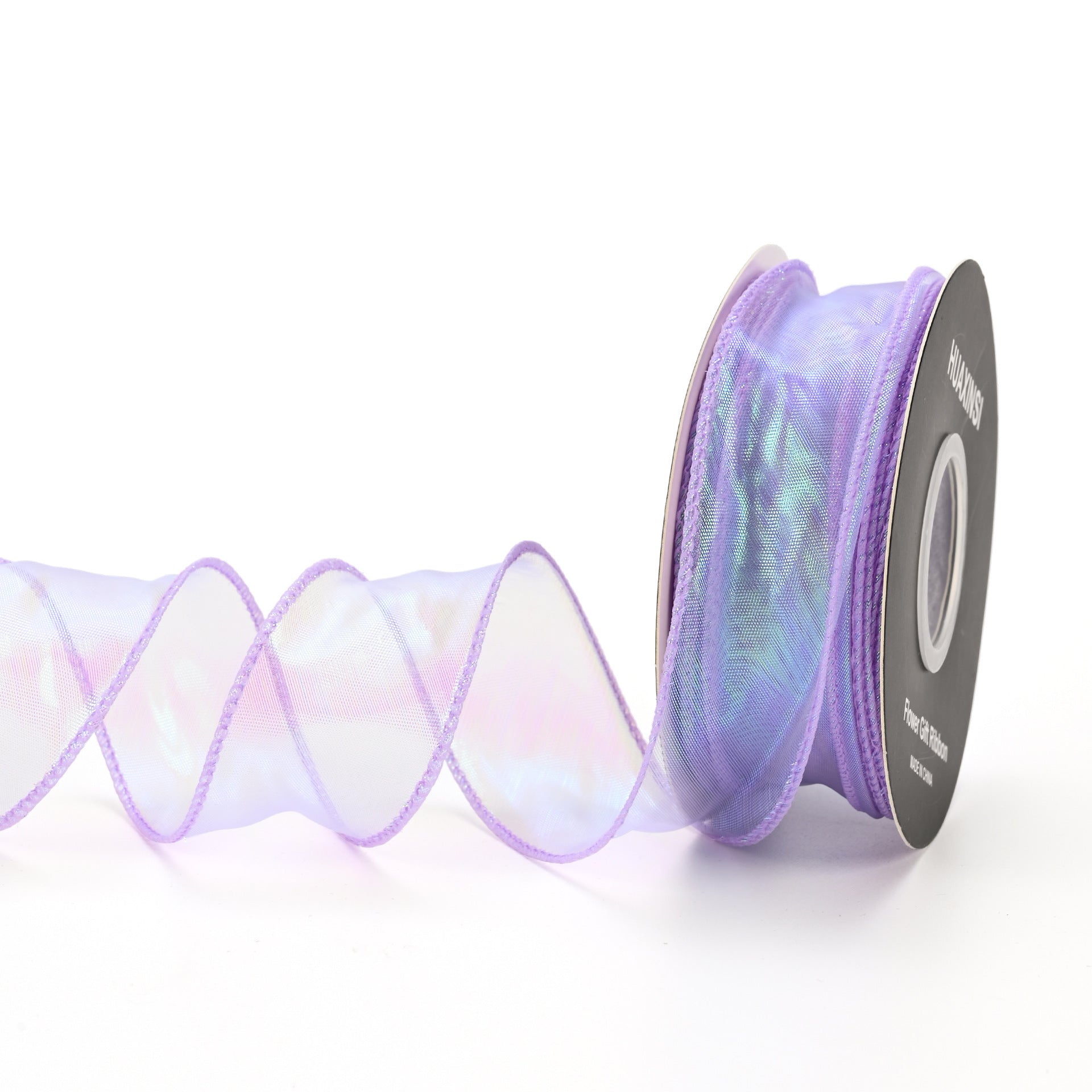 Fishtail Mesh Ribbon 4cm Colorful Wave Ribbon DIY Flower Bouquet Wrap