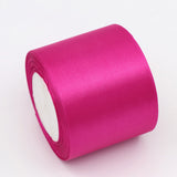 8cm Silk Ribbon Roll 25 Yards Wedding Gift Wrapping DIY Craft Decoration