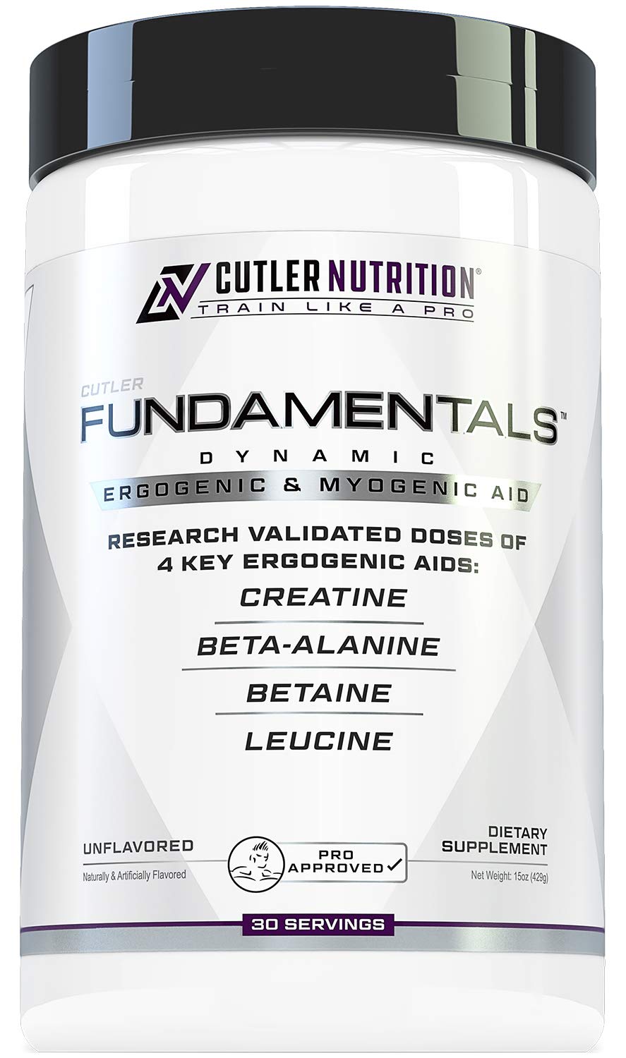 fundamentals intra post workout recovery drink creatine beta alanine betaine leucine unflavored 30 servings muscle performance supplement