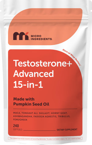 Hormone balance supplement for men and women with Tongkat Ali, Maca, Shilajit, Horny Goat Weed and herbal blend supporting energy, vitality and performance