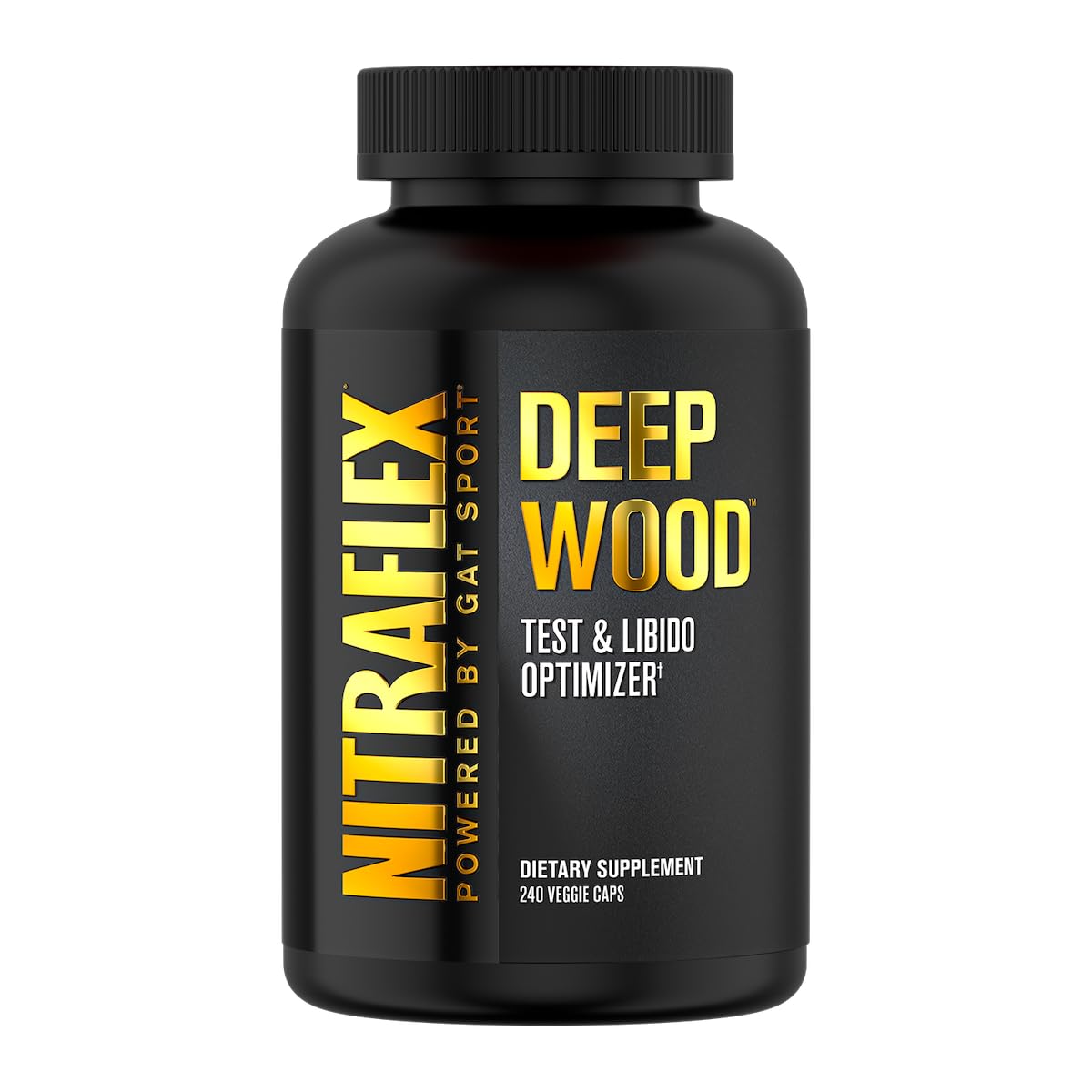 men libido testosterone booster supplement energy stamina drive performance support deep wood capsules bottle