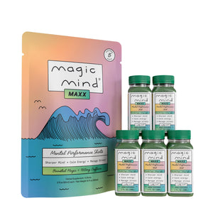 Magic Mind MAXX energy focus drink shot ashwagandha matcha mushrooms caffeine no jitters 2 fl oz