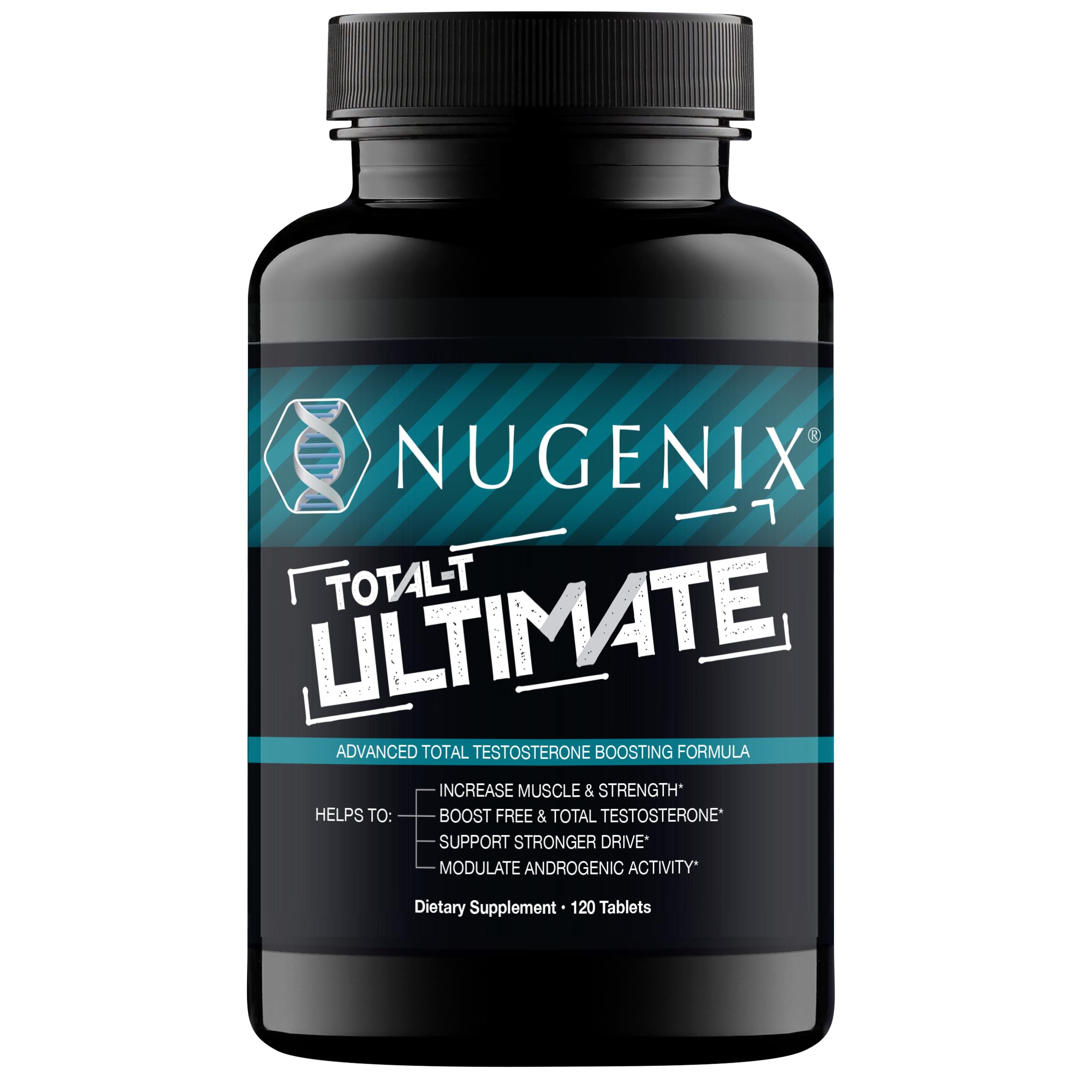 Nugenix Total-T Ultimate testosterone booster for men supporting free and total testosterone, energy, strength, muscle performance and vitality