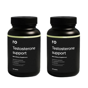 Ro Testosterone Support for Men Ashwagandha Magnesium supplement 240 tablets 2 pack testosterone and muscle support bottle