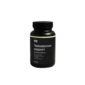 Ro testosterone support supplement for men with Ashwagandha and Magnesium supporting healthy testosterone levels, muscle strength, energy and vitality