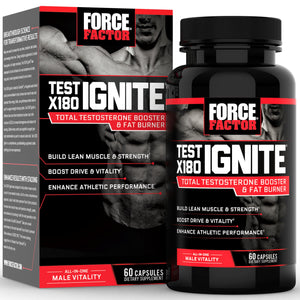 Testosterone booster supplement for men with Fenugreek seed and Green Tea extract supporting energy, lean muscle growth, strength and performance