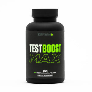 Sculpt Nation Test Boost Max testosterone booster capsules men Tribulus energy strength stamina workout performance gluten free 60 capsules bottle