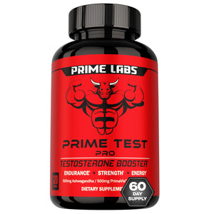 Testosterone booster supplement for men with Ashwagandha, Shilajit extract and DIM supporting energy, vitality, strength and male performance