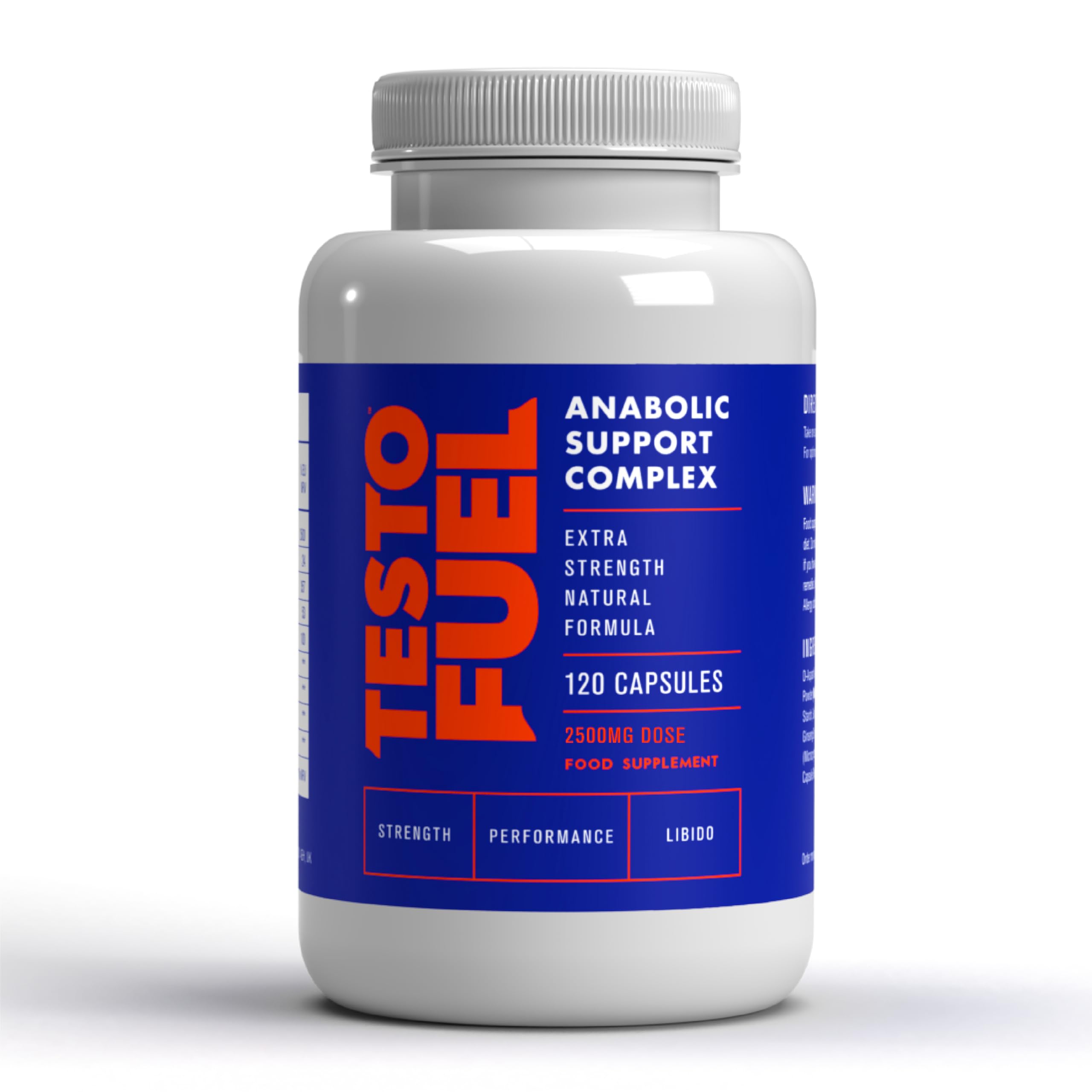 ROAR AMBITION TestoFuel testosterone booster pills men Fenugreek Magnesium vitamins muscle energy strength performance 120 pills bottle