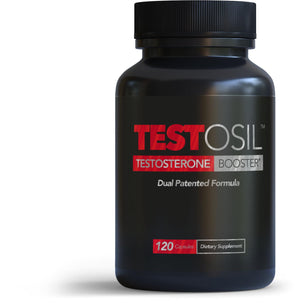 Testosil testosterone support capsules men KSM-66 Ashwagandha Fenugreek energy strength muscle health vitality supplement 120 capsules bottle