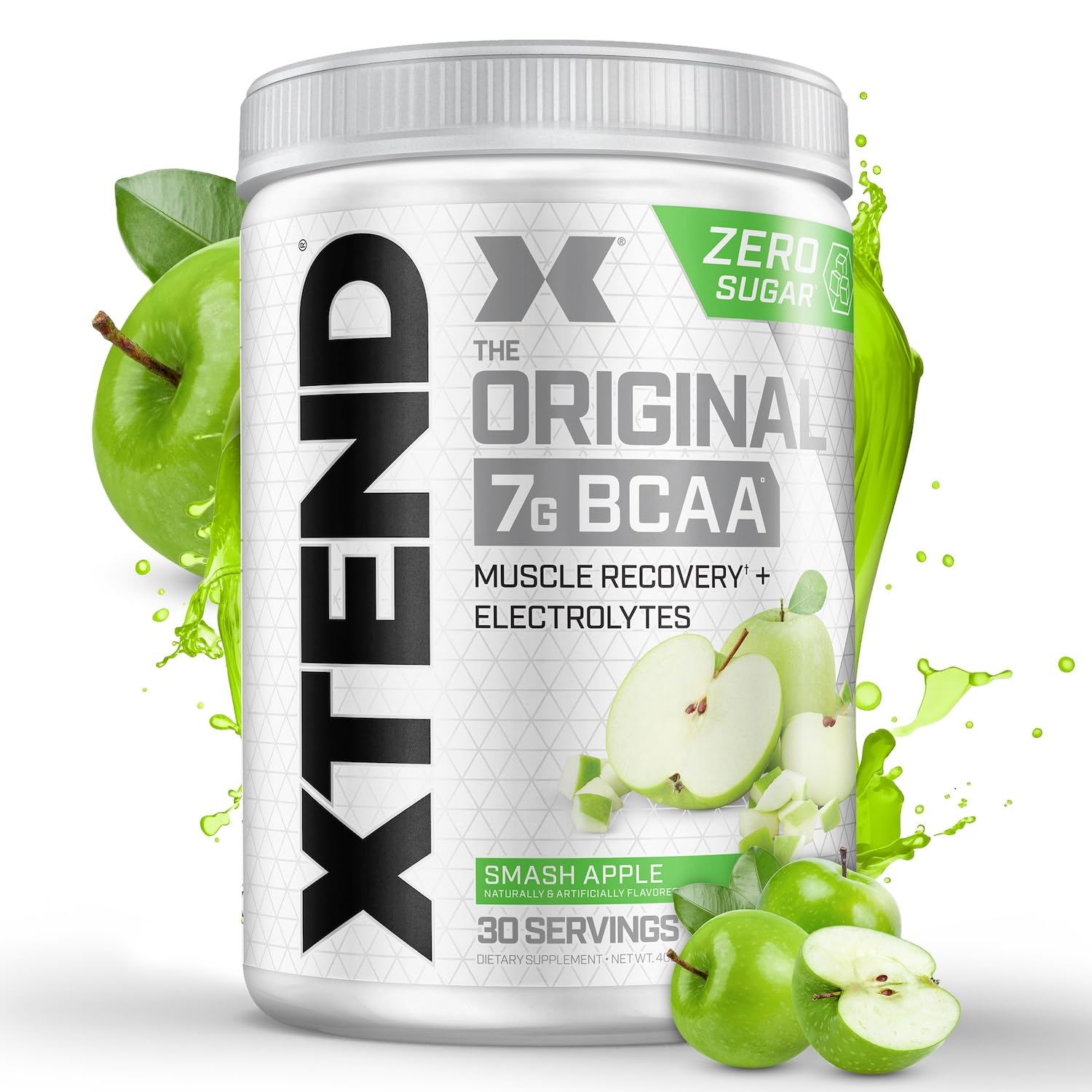 Xtend Original BCAA powder 7g BCAA 2.5g glutamine sugar free post workout recovery drink amino acids 30 servings supplement