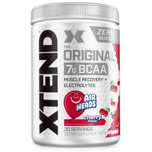Xtend Original BCAA powder cherry airheads glutamine electrolytes recovery drink 30 servings