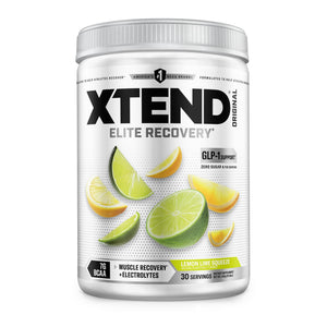 Xtend Original BCAA powder lemon lime squeeze glutamine electrolytes recovery drink 30 servings